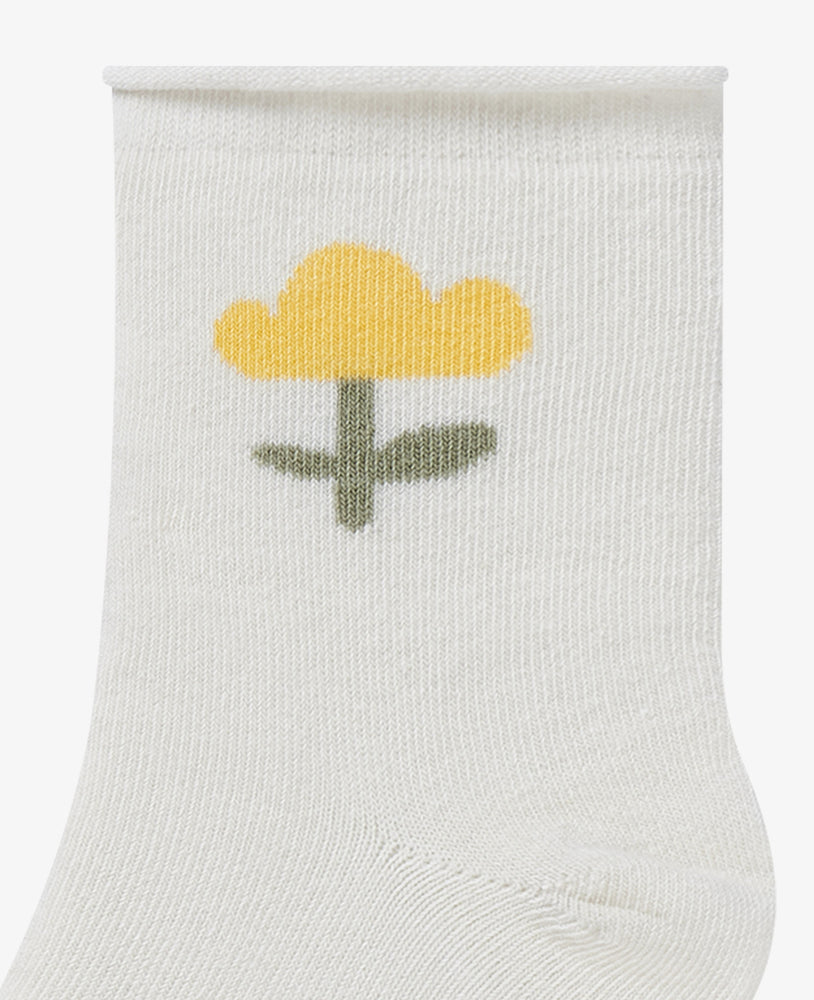 Cotton Socks - Cloud Flower