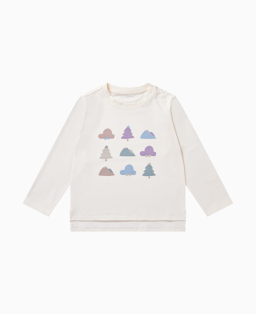 Quick Dry Cotton Long Sleeve Tee - Cloud
