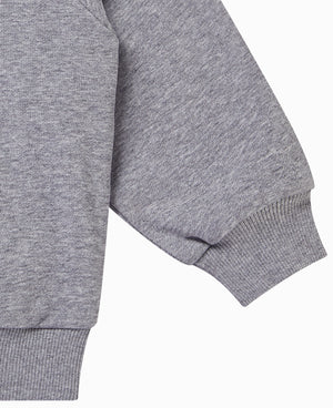 French Terry Raglan Sweatshirt - Slate Grey