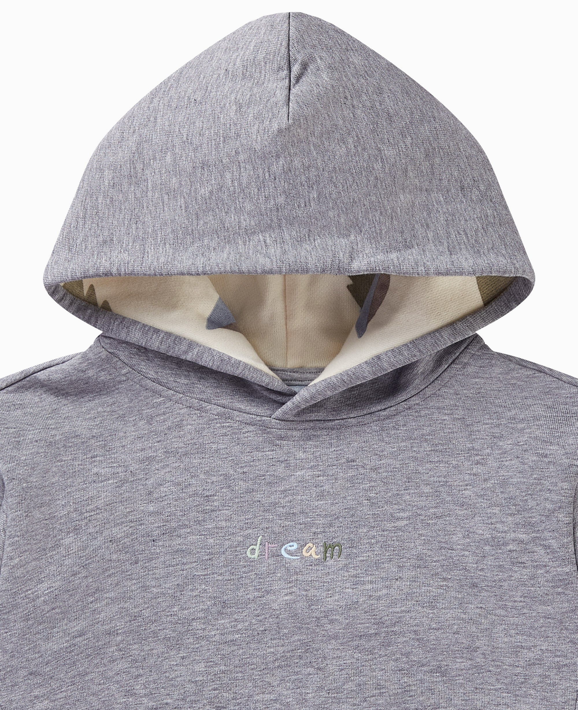 French Terry Hooded Sweatshirt - Slate Grey