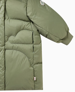 
            
                Load image into Gallery viewer, Recycled Nylon Coat - Olive
            
        