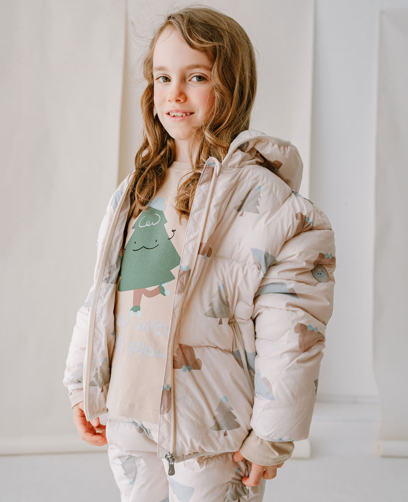 
            
                Load image into Gallery viewer, Recycled Nylon Hooded Jacket - Alpine Dreams
            
        
