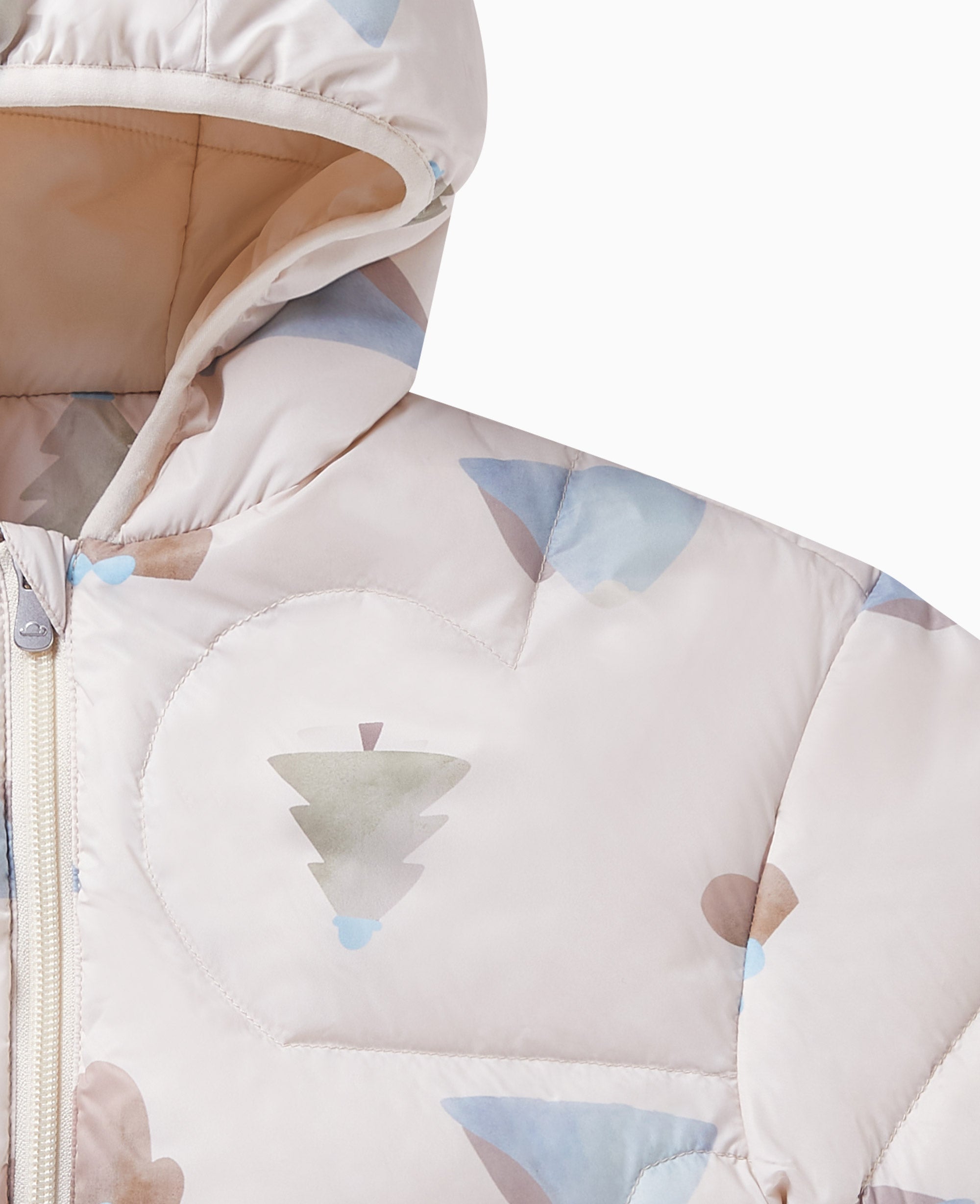 Recycled Nylon Hooded Jacket - Alpine Dreams