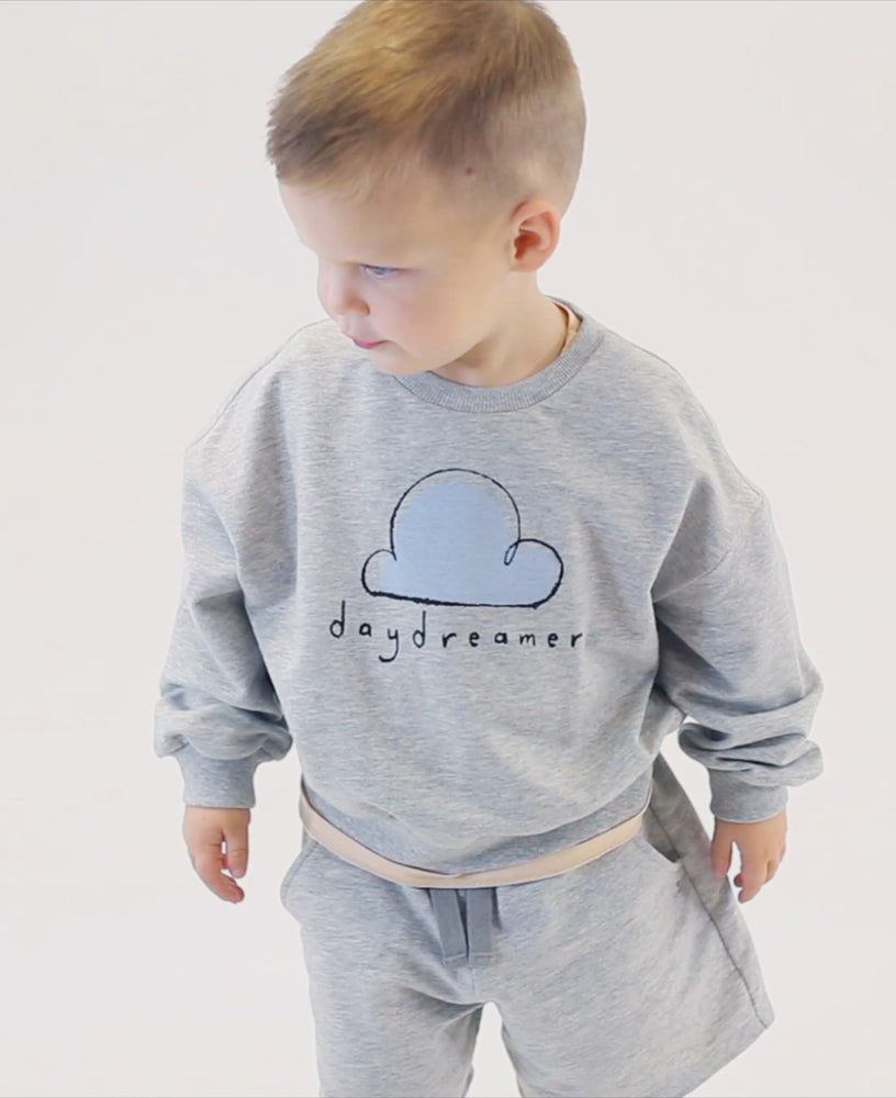 
            
                Load and play video in Gallery viewer, Daydreamer French Terry Sweatshirt - Fog
            
        