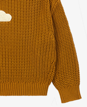 Oversized Knit Sweater - Turmeric