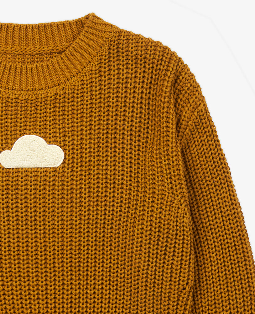 
            
                Load image into Gallery viewer, Oversized Knit Sweater - Turmeric
            
        