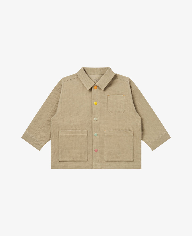 
            
                Load image into Gallery viewer, Corduroy Shacket - Oat
            
        