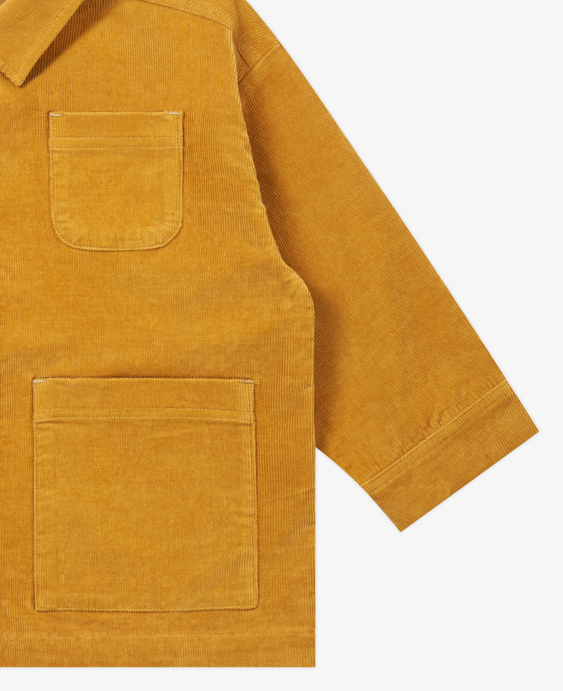 
            
                Load image into Gallery viewer, Corduroy Shacket - Turmeric
            
        