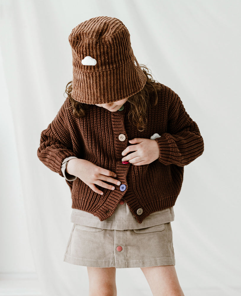 Knit Cardigan - Cocoa