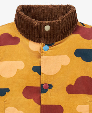 
            
                Load image into Gallery viewer, Reversible Corduroy Puffer Vest - Cocoa
            
        