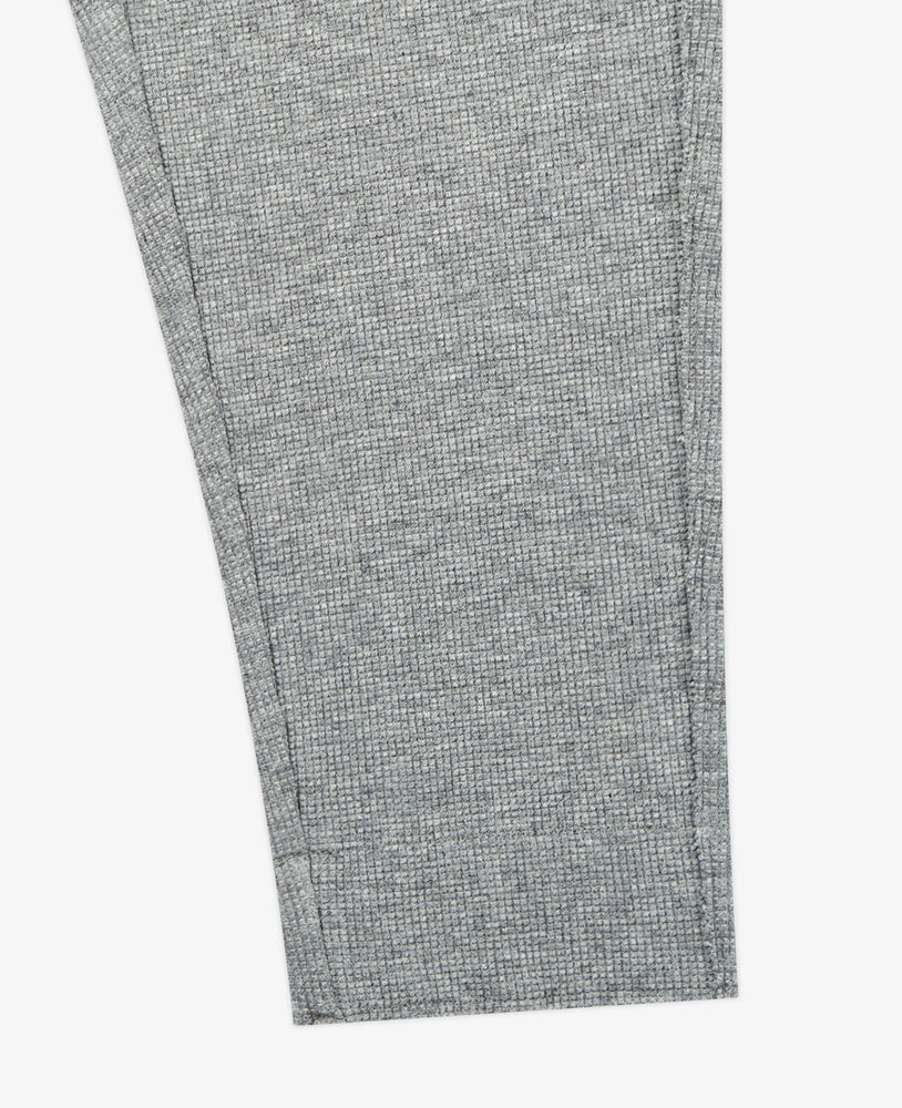 
            
                Load image into Gallery viewer, Raw Edge Waffle Knit Joggers - Stone
            
        