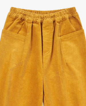 Relaxed Fit Corduroy Pants - Turmeric