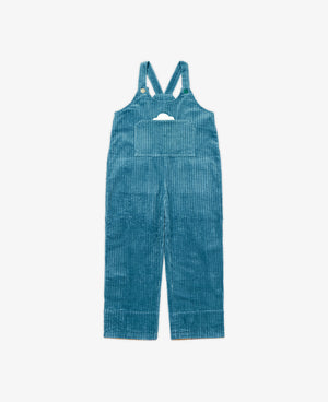 Corduroy Overalls - Mineral Blue