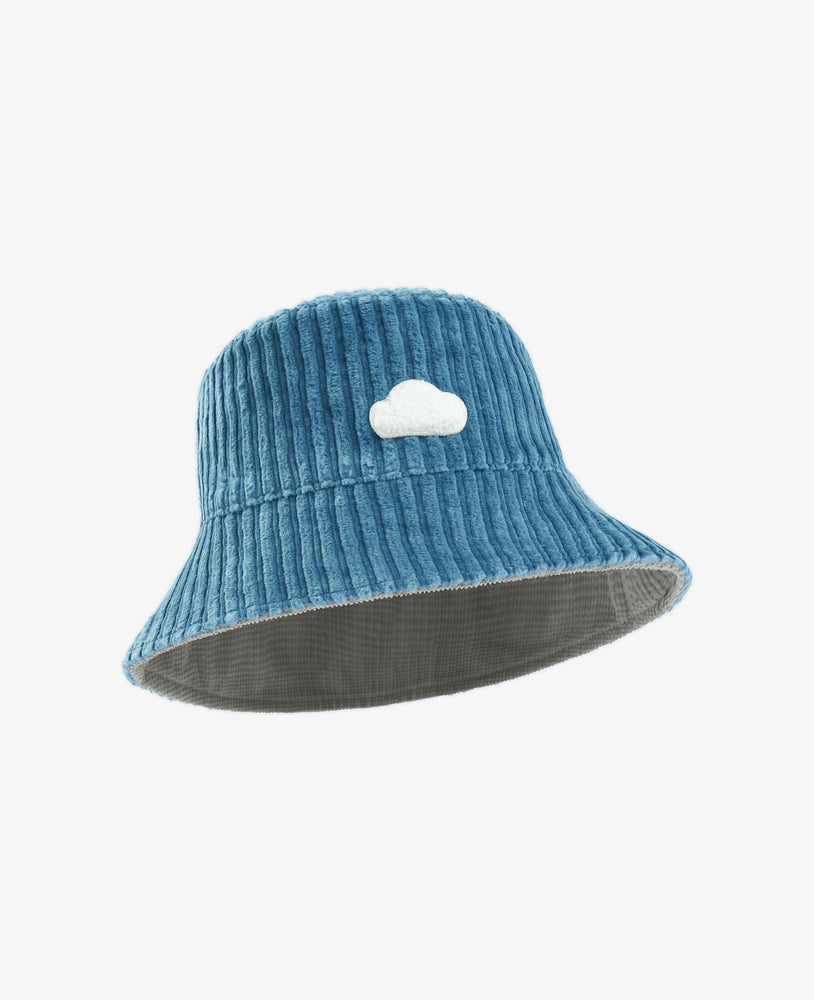 Classic Corduroy Bucket Hat - Mineral Blue