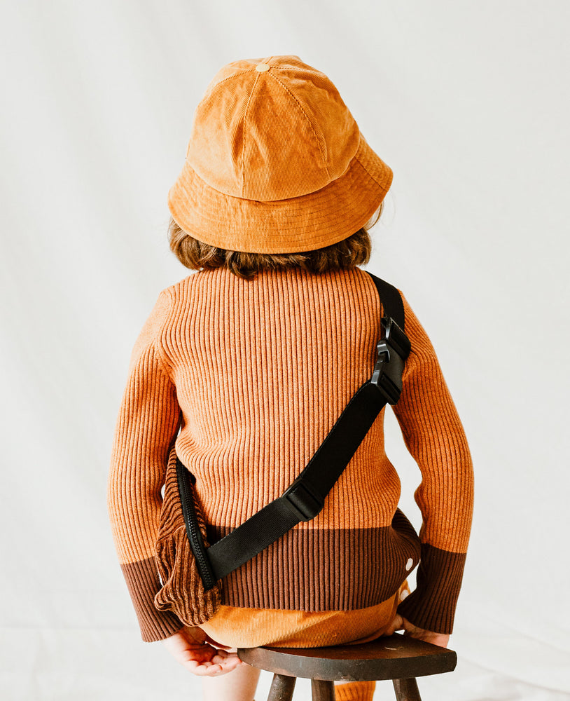 
            
                Load image into Gallery viewer, Thin Corduroy Bucket Hat - Turmeric
            
        