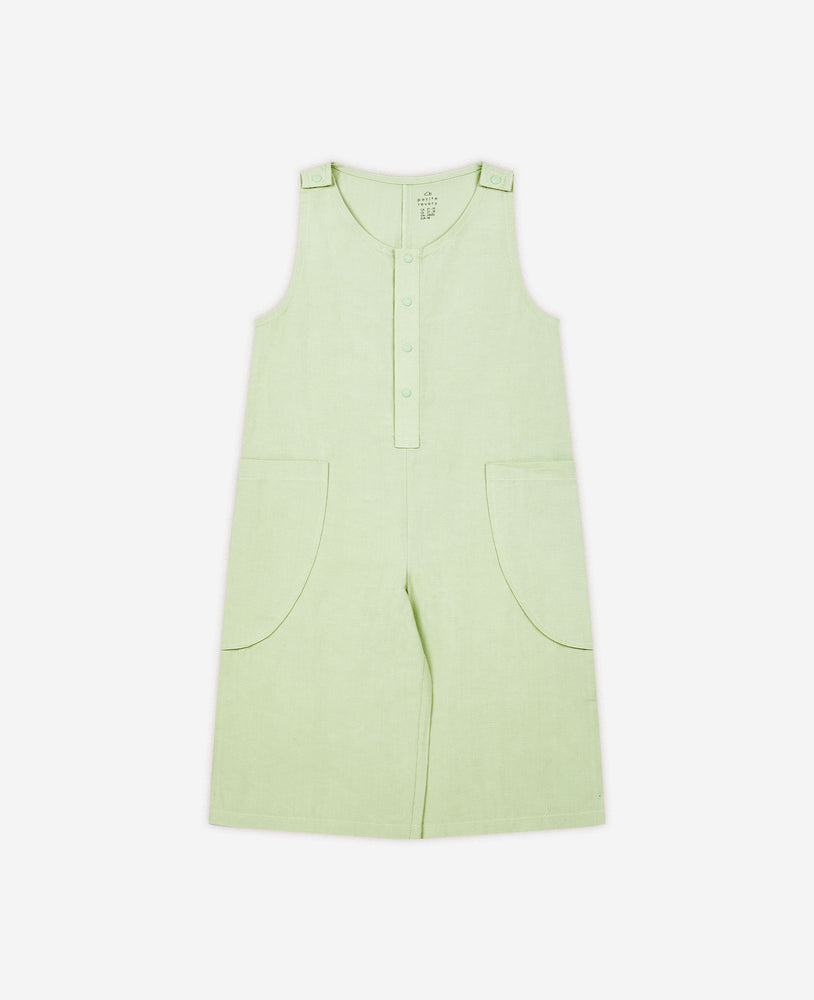 
            
                Load image into Gallery viewer, Tencel Linen Jumpsuit - Moss
            
        