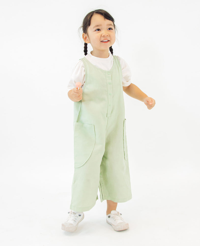 
            
                Load image into Gallery viewer, Tencel Linen Jumpsuit - Moss
            
        
