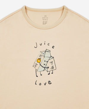 
            
                Load image into Gallery viewer, Juice Love Long Sleeve Drop Shoulder Tee - Sand
            
        