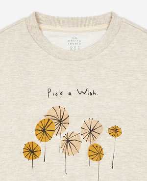
            
                Load image into Gallery viewer, Pick a Wish French Terry Sweatshirt - Seasalt
            
        