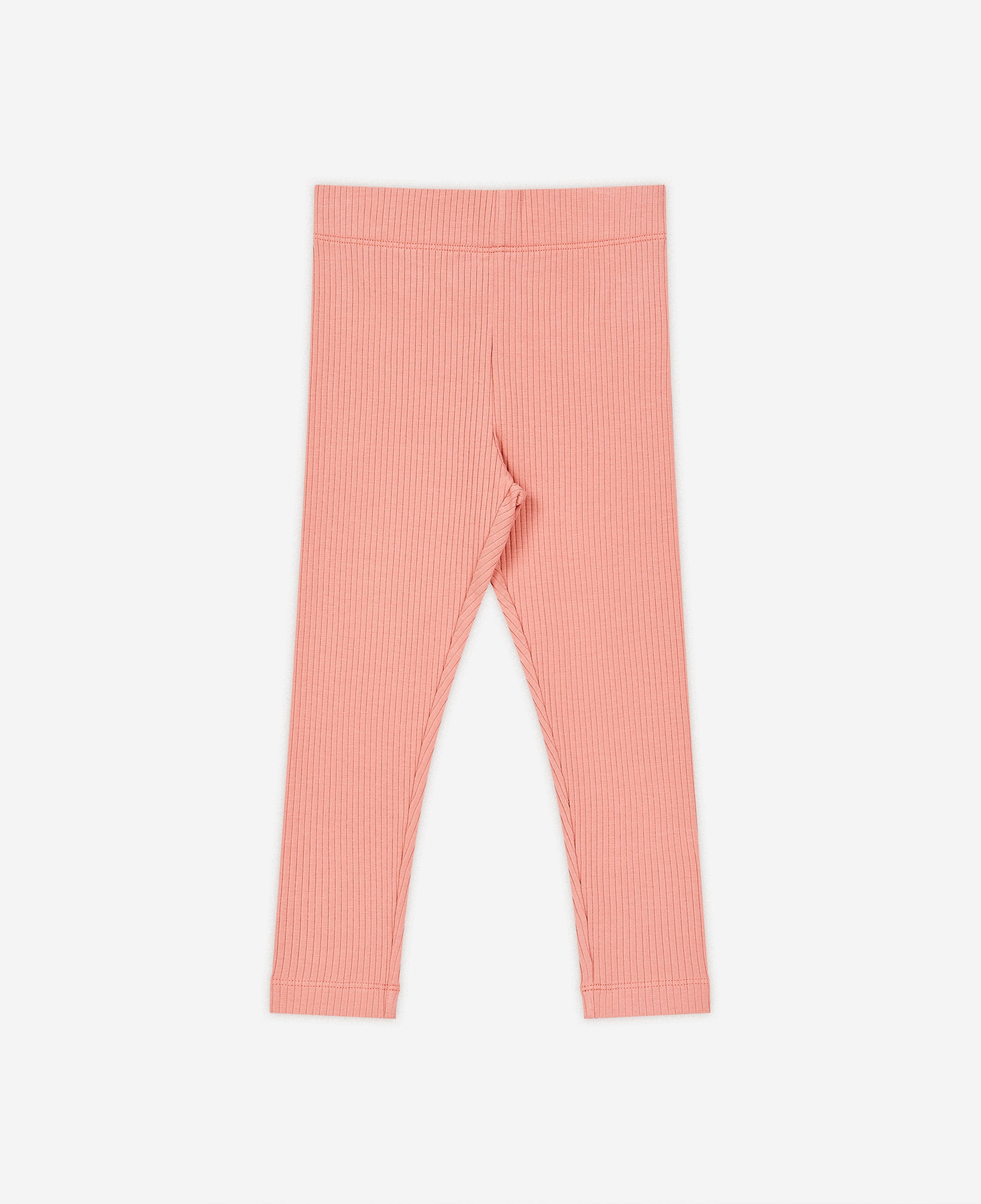 Rib Knit Leggings - Coral Pink – Petite Revery