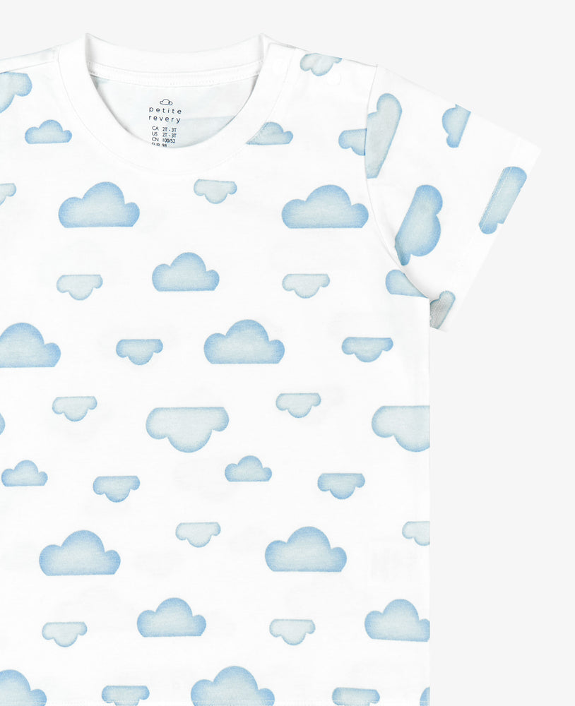 
            
                Load image into Gallery viewer, Cotton Short Sleeve Tee - Clear Skies
            
        
