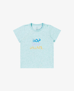 
            
                Load image into Gallery viewer, Cotton Short Sleeve Graphic Tee - Hop Skip Dream
            
        