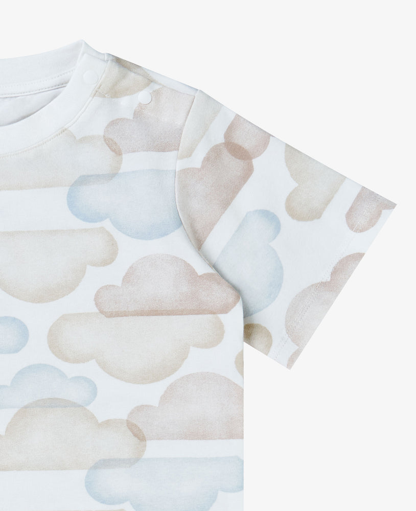 
            
                Load image into Gallery viewer, Quick Dry Cotton Short Sleeve Tee - Sunset Clouds
            
        