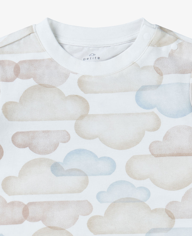 
            
                Load image into Gallery viewer, Quick Dry Cotton Short Sleeve Tee - Sunset Clouds
            
        