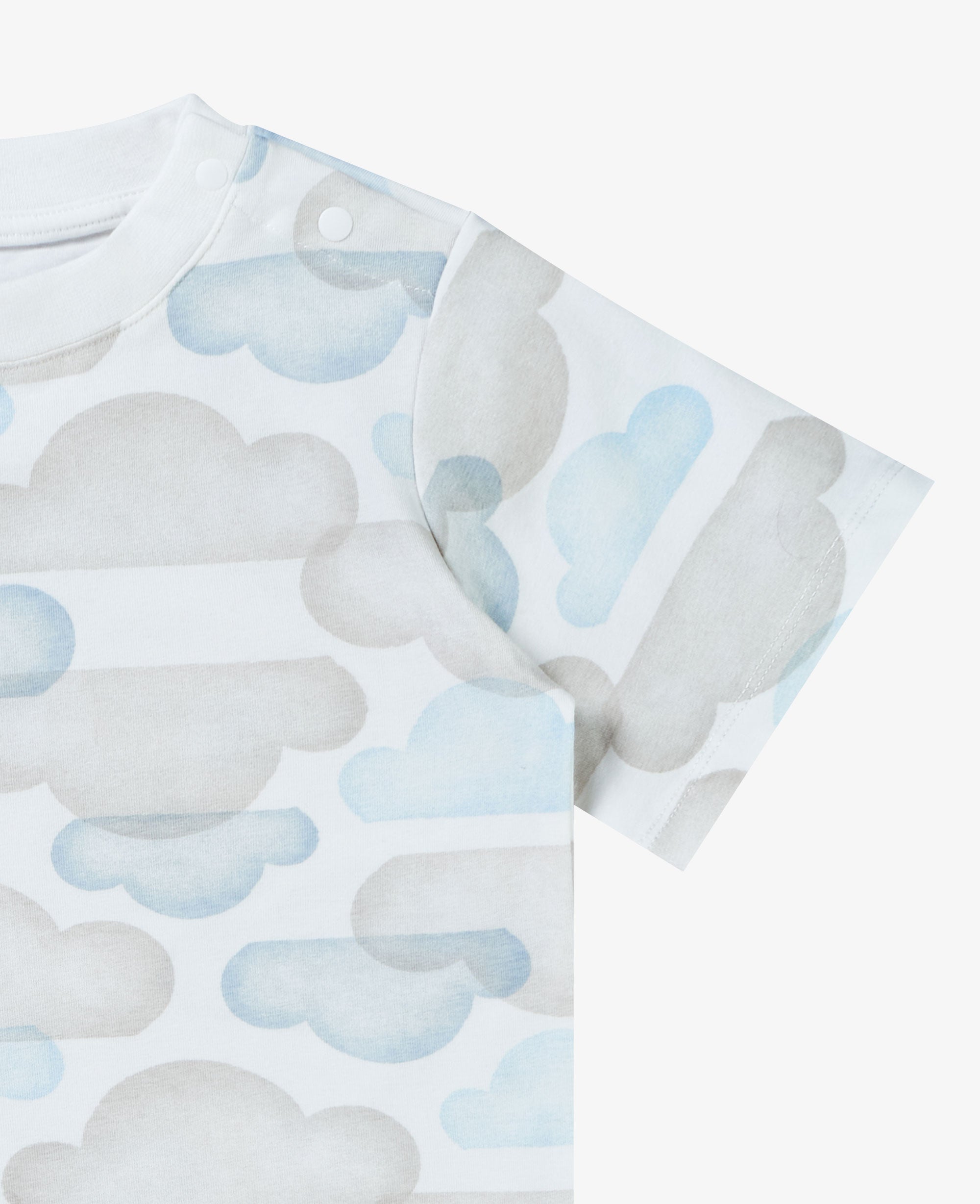 Quick Dry Cotton Short Sleeve Tee - Daydream Clouds