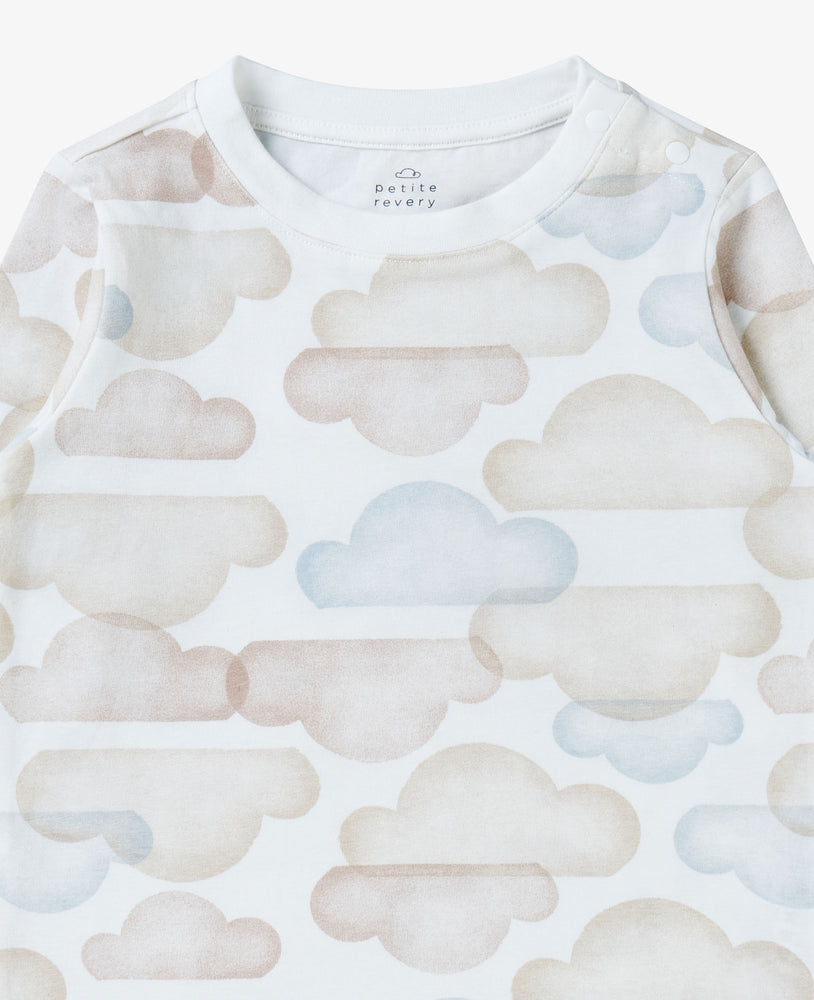 
            
                Load image into Gallery viewer, Quick Dry Cotton Long Sleeve Tee - Sunset Clouds
            
        