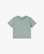 Cooling Cotton Knit Short Sleeve Tee - Sage
