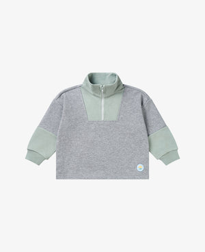 
            
                Load image into Gallery viewer, French Terry Zip Up Sweatshirt - Mist
            
        