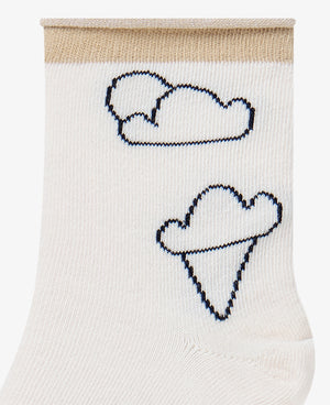 Cotton Socks - Sage Cloud