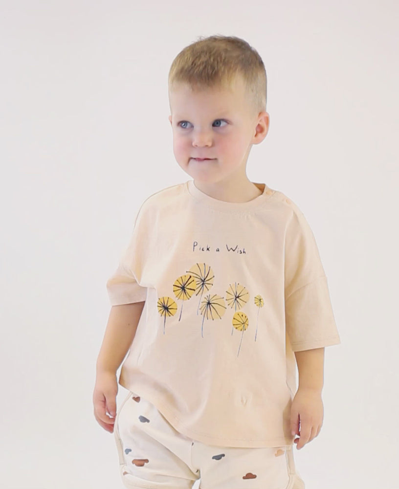 
            
                Load and play video in Gallery viewer, Pick a Wish Short Sleeve Boxy Tee - Sand
            
        